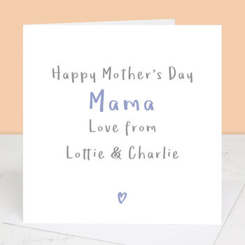 Happy Mother's Day Mummy Personalised Card, 3 of 7