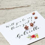 Personalised Will You Be My Flower Girl Stud Earrings, thumbnail 8 of 12