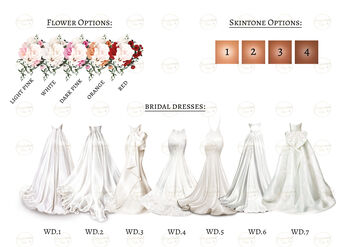 Personalised Bridesmaid Proposal Acrylic Block – Custom Wedding Gift With Name, Message And Dress Options, 4 of 5