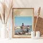 Personalised Retro Photo Holiday Print, Unframed, thumbnail 1 of 8