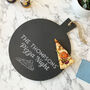 Personalised Slate Pizza Slice Board, thumbnail 4 of 5