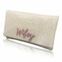 Wifey Sequin Wedding Day Bridal Clutch, thumbnail 6 of 7