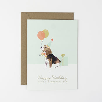Beagle Birthday Card, 2 of 2