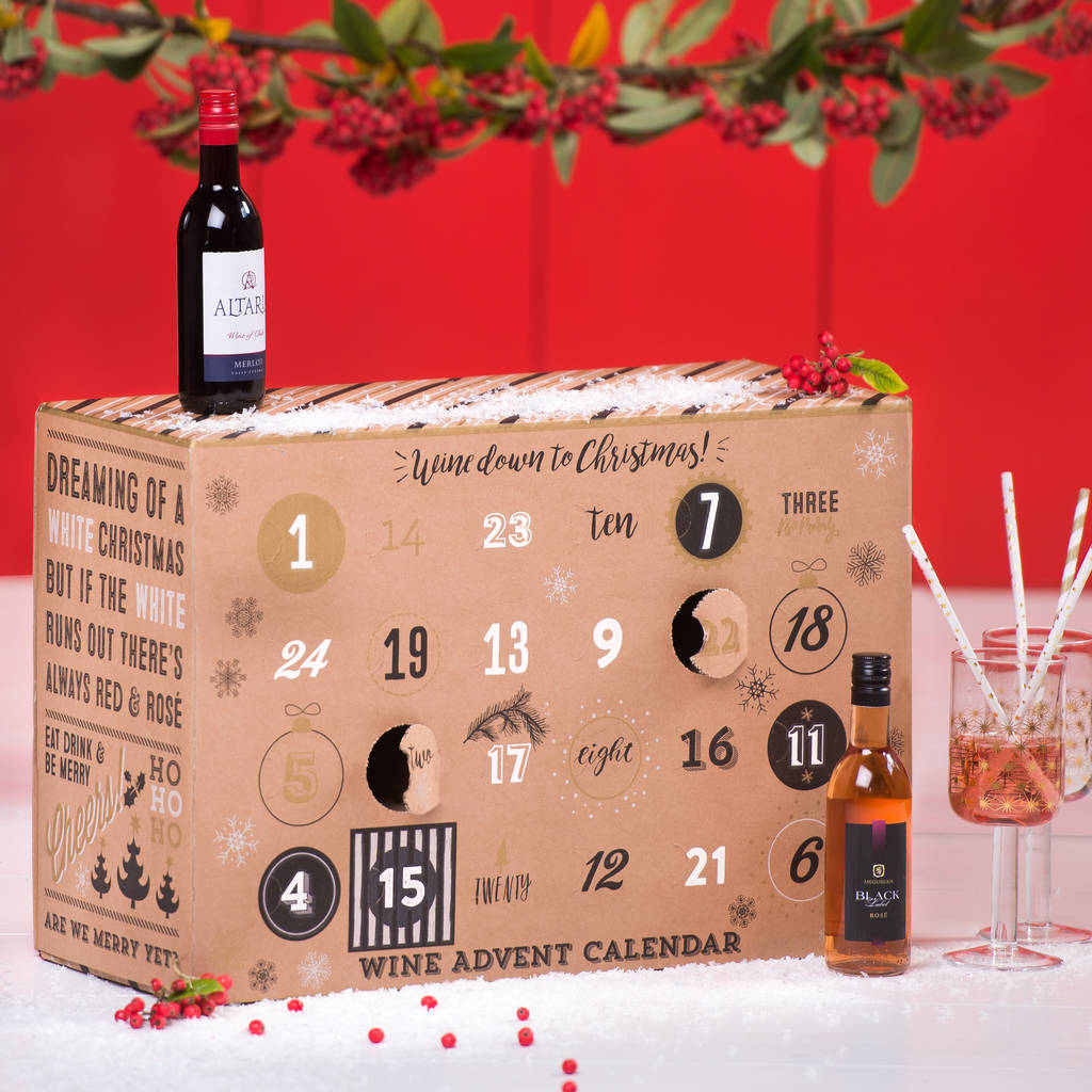 Wine Down To Christmas Advent Calendar By Thelittleboysroom 