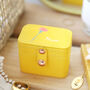 Personalised Colourful Birth Flower Mini Ring Box, thumbnail 2 of 12