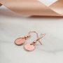 Personalised Letter Drop Earrings Gift For Her, thumbnail 1 of 2