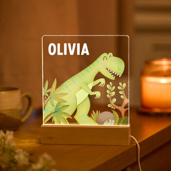 T Rex Night Light – Custom Gift For Kids, 4 of 6