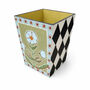 Songbird And Harlequin Wastepaper Bin, thumbnail 1 of 11