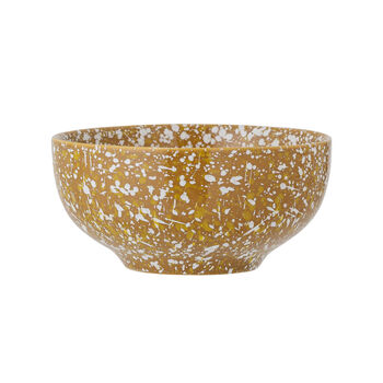 Yellow Splatter Glaze Bowl, 2 of 4