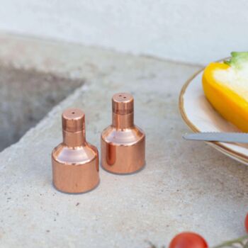 Verdigris Copper Salt And Pepper Shaker Set, 4 of 6