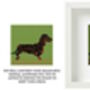 Personalised Pet Portrait Framed Knitted Art, thumbnail 7 of 10