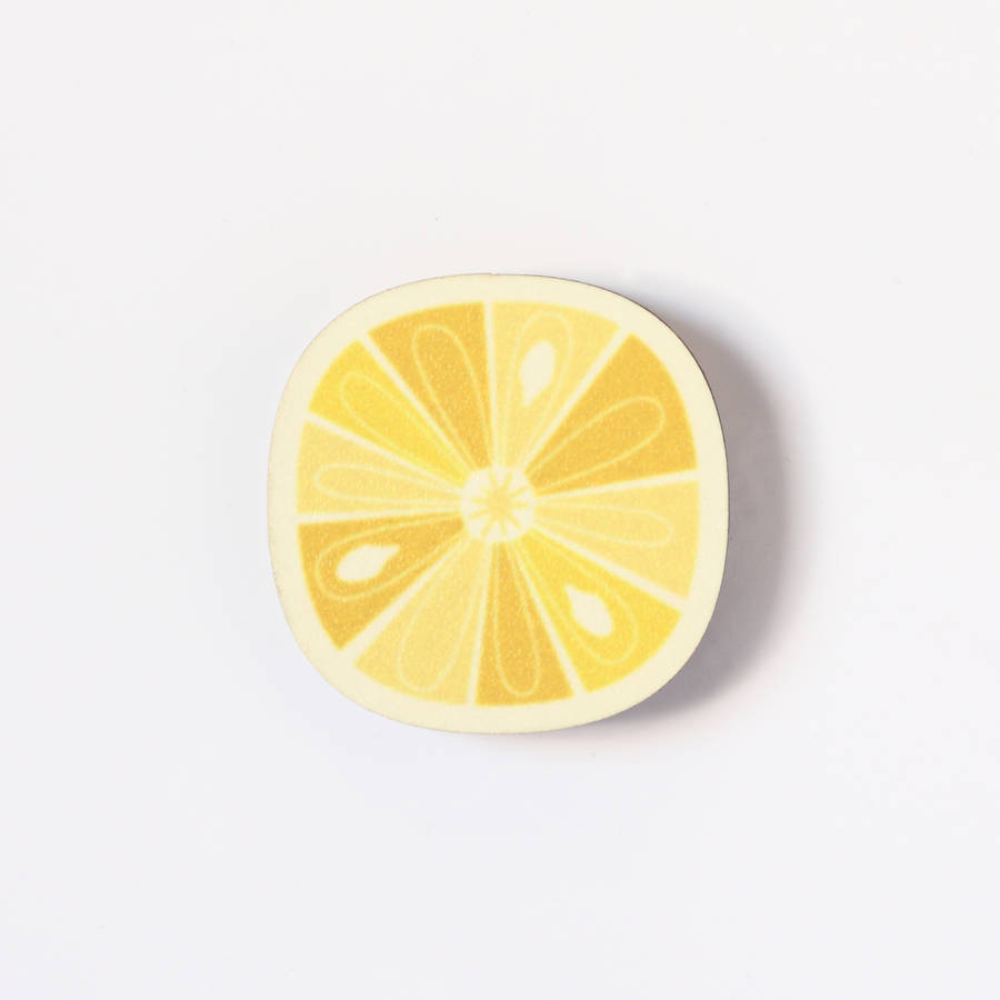 citrus slice fridge magnet by beyond the fridge | notonthehighstreet.com