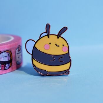 Bumblee Bee Enamel Pin | Cute Pin Badges, 2 of 6