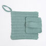 Face Cloth And Scrub Pad Crochet Kit, thumbnail 7 of 11