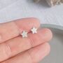 Friends Are Like Stars, They Glow Sterling Silver Earrings, thumbnail 5 of 5