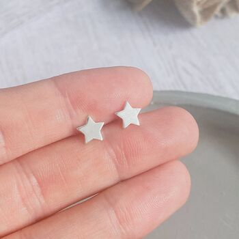 Friends Are Like Stars, They Glow Sterling Silver Earrings, 5 of 5