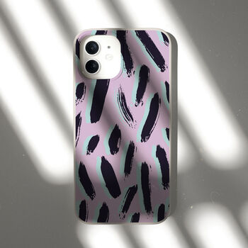 Neon Strokes Eco Friendly, Biodegradable Phone Case, 9 of 9