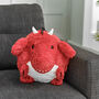 Soft Cuddly Giant Handwarmer Rory The Red Dragon, thumbnail 3 of 3