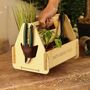 Personalised Wooden Garden Tool Caddy – Gardener Gift For Father’s Day, thumbnail 4 of 12
