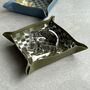 Father's Day Gift Check Recycled Leather Catch All Tray For Watches, Jewellery Etc, thumbnail 1 of 4