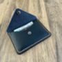 Black Leather Card Wallet, Personalised Card Holder, thumbnail 2 of 12