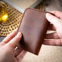 Personalised Leather Mens Vertical Card Wallet, thumbnail 7 of 9
