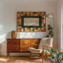 Hugs In The Hallway Checkered Wall Print, thumbnail 7 of 7