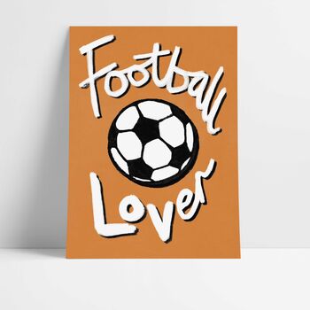 Football Lover Art Print, 5 of 11
