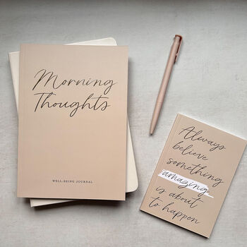 Morning Thoughts Well Being Journal, 2 of 8