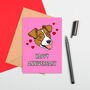 Large Size Cute Dog Anniversary Card, thumbnail 2 of 2