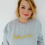 Hello Sunshine Hand Embroidered Sweater, thumbnail 1 of 5