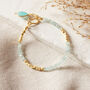 Labradorite And Gold Plated Silver Beaded Bracelet, thumbnail 6 of 12