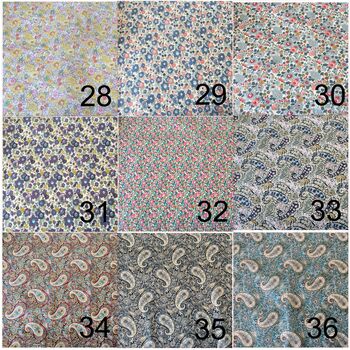 Reusable Makeup Remover Wipes Liberty Print Eco Gift, 6 of 9