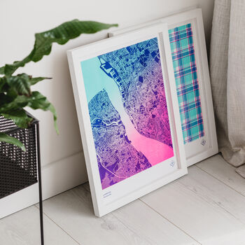 Liverpool Gradient Risograph Map Print, 2 of 5
