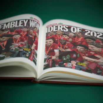 Liverpool Personalised Football Gift Newspaper Book, 10 of 12