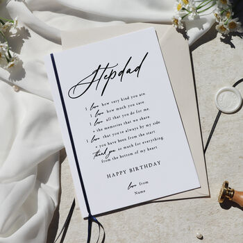 Personalised Dad Birthday Card Luxury Gift For Him, 5 of 9