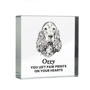 Personalised Dog Breed Small Crystal Ornament, 6 of 6