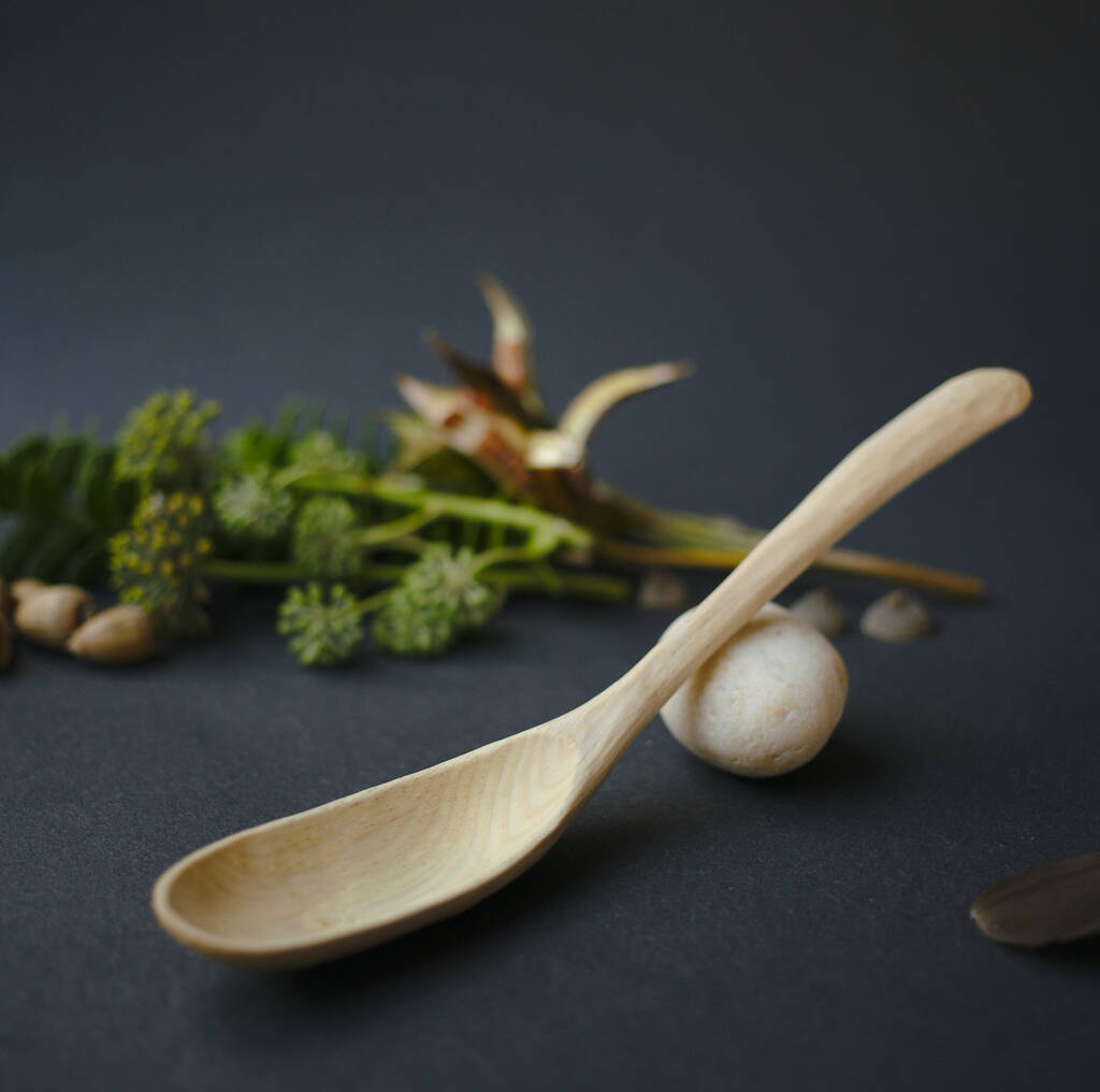 Sustainable Wooden Ramen Spoon | No. 130, 1 of 8