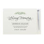 Personalised Loving Memory Guest Book, thumbnail 4 of 6