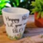 Happy Retirement Plant Pot – Let Your New Life Bloom – Ceramic Planter Gift, thumbnail 3 of 6