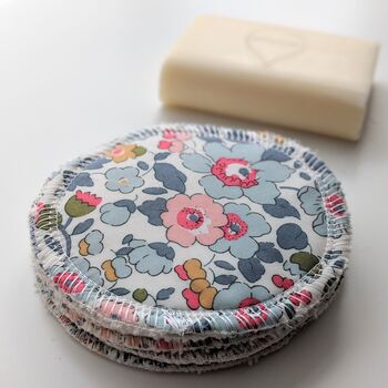 Personalised Liberty Print Reusable Face Wipes, 4 of 5