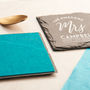 Personalised 'Mr And Mrs' Slate Coasters, thumbnail 2 of 4