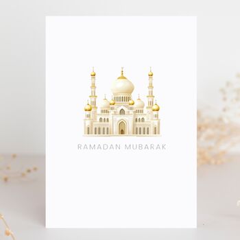 Ramadan Mubarak Card Mosque Design, 2 of 5