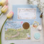 Easter Bunny Spring Letter Notecard, thumbnail 6 of 7