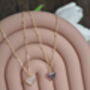 Rose Quartz And Amehtyst Natural Stone Necklace, thumbnail 6 of 6