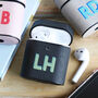 Personalised Vegan Leather Initials Airpods Case, thumbnail 1 of 12