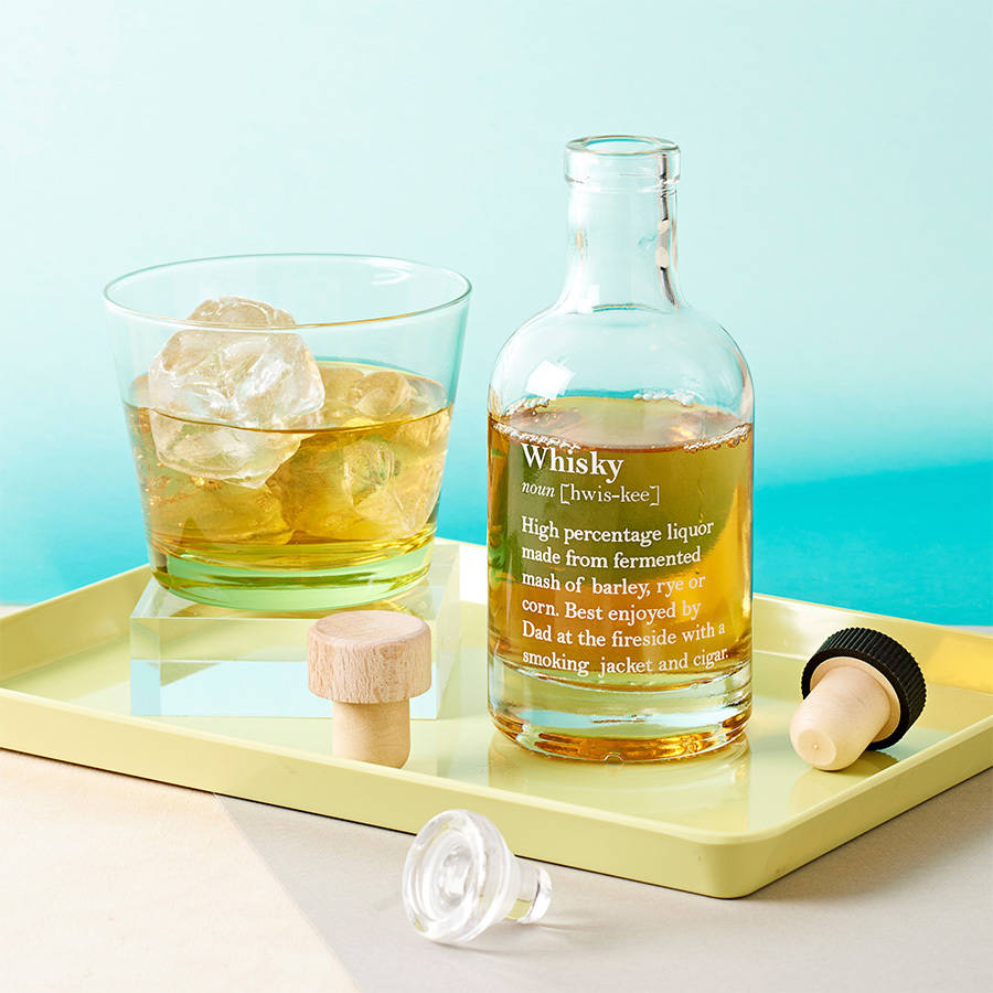 Witty Personalised Whisky Definition Bottle 700ml By Copper And Sable