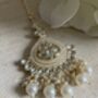 Gold Plated Kundan And Pearl Tikka Headpiece, thumbnail 4 of 7