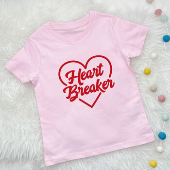 Heart Breaker Kids T Shirt, 2 of 6