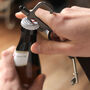 Personalised Leather Keyring Clip + No Touch Tool, thumbnail 6 of 11